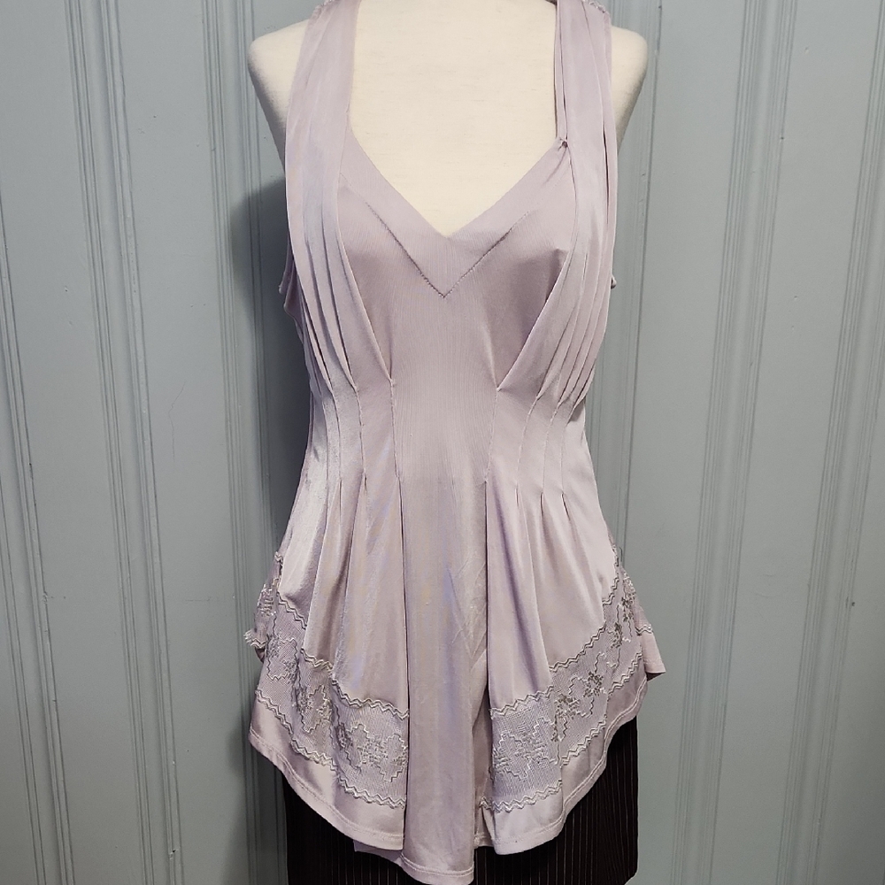 SALE! Free People - Lavender Asymetrial Sleeveless Top